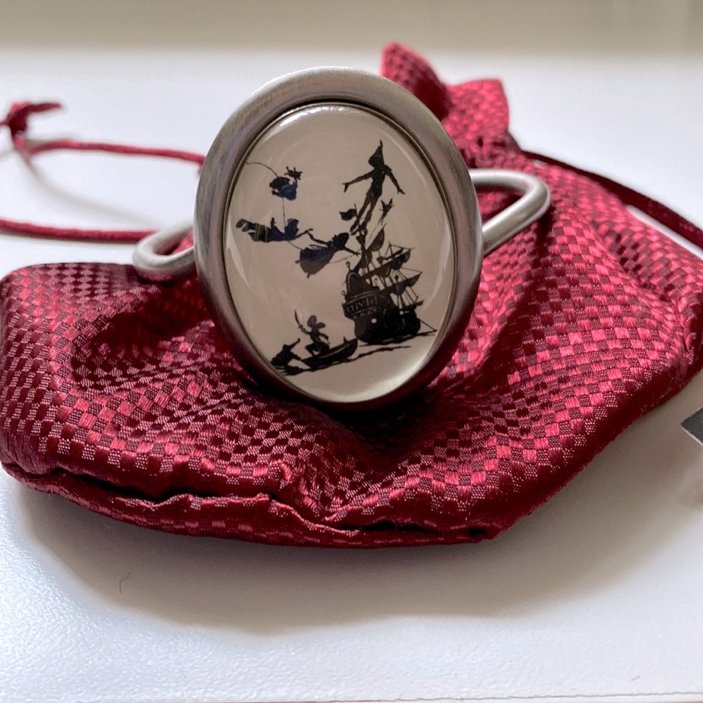 Silver Peter Pan Cameo Bracelet
